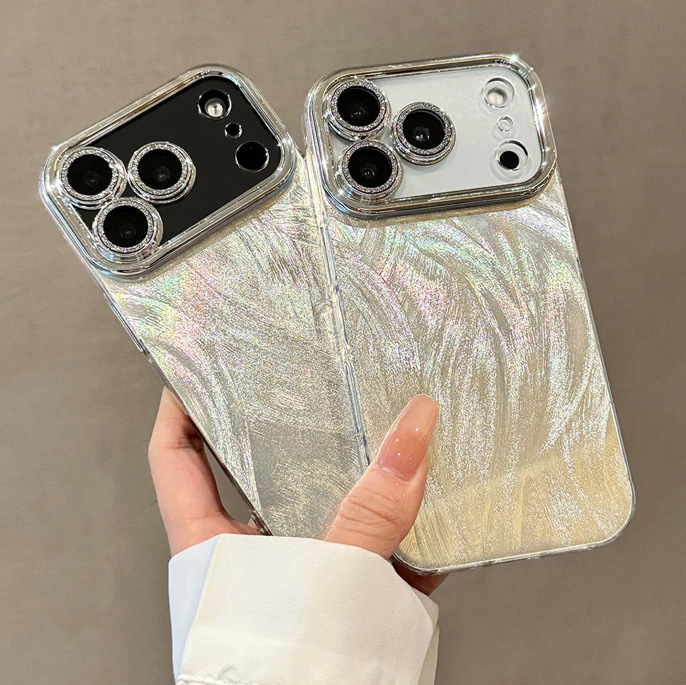 Glitter Laser iPhone Case – Shockproof Bumper Cover – photo 1