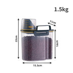 Pet Food Storage Container with Scoop – 1.5–2kg Sealed Jar – photo 10