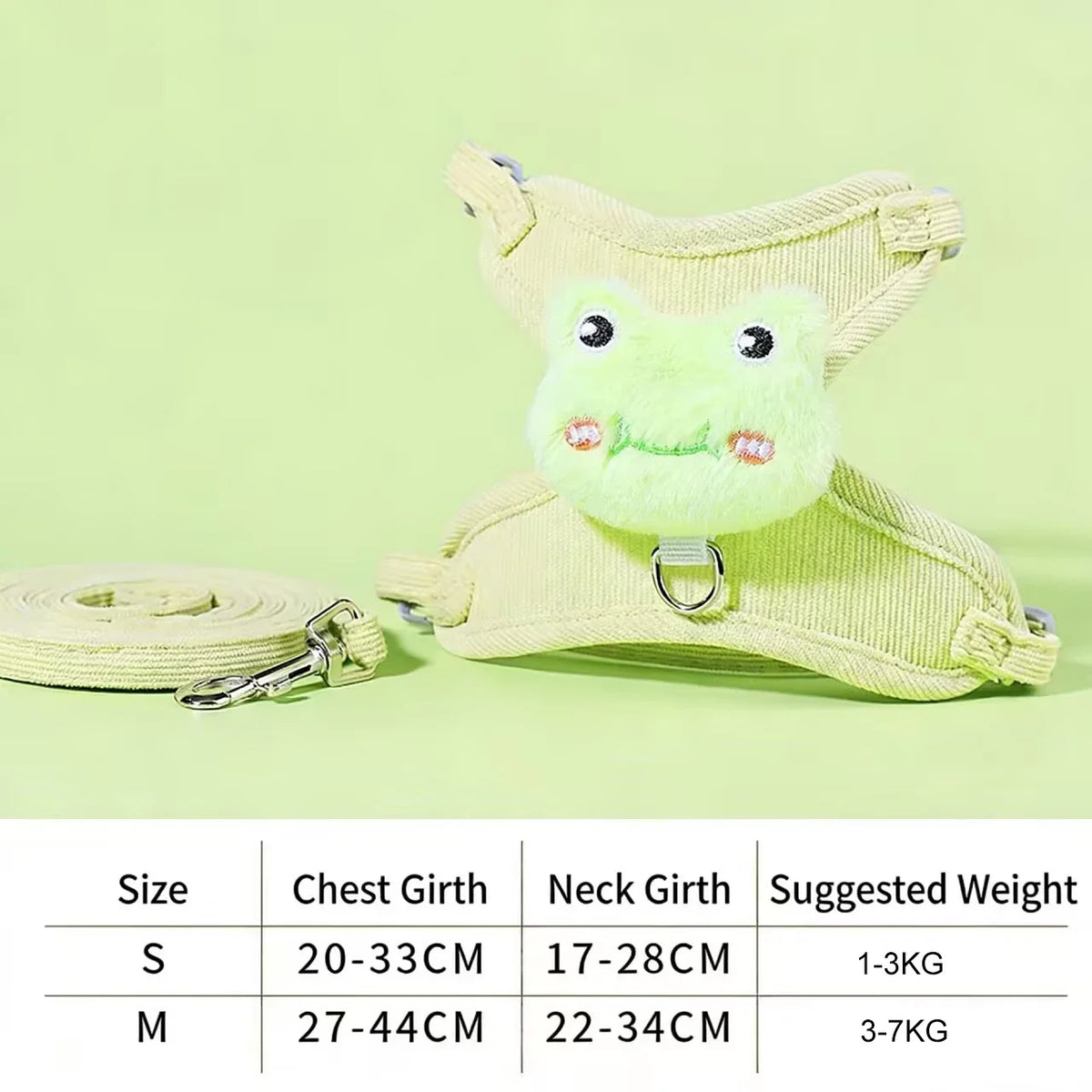 Adjustable Cat & Dog Harness with Leash Set – photo 4