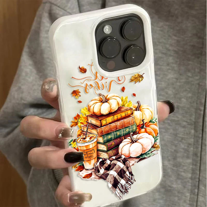 Autumn Pumpkin Coffee iPhone Case – Soft TPU Cover – photo 6