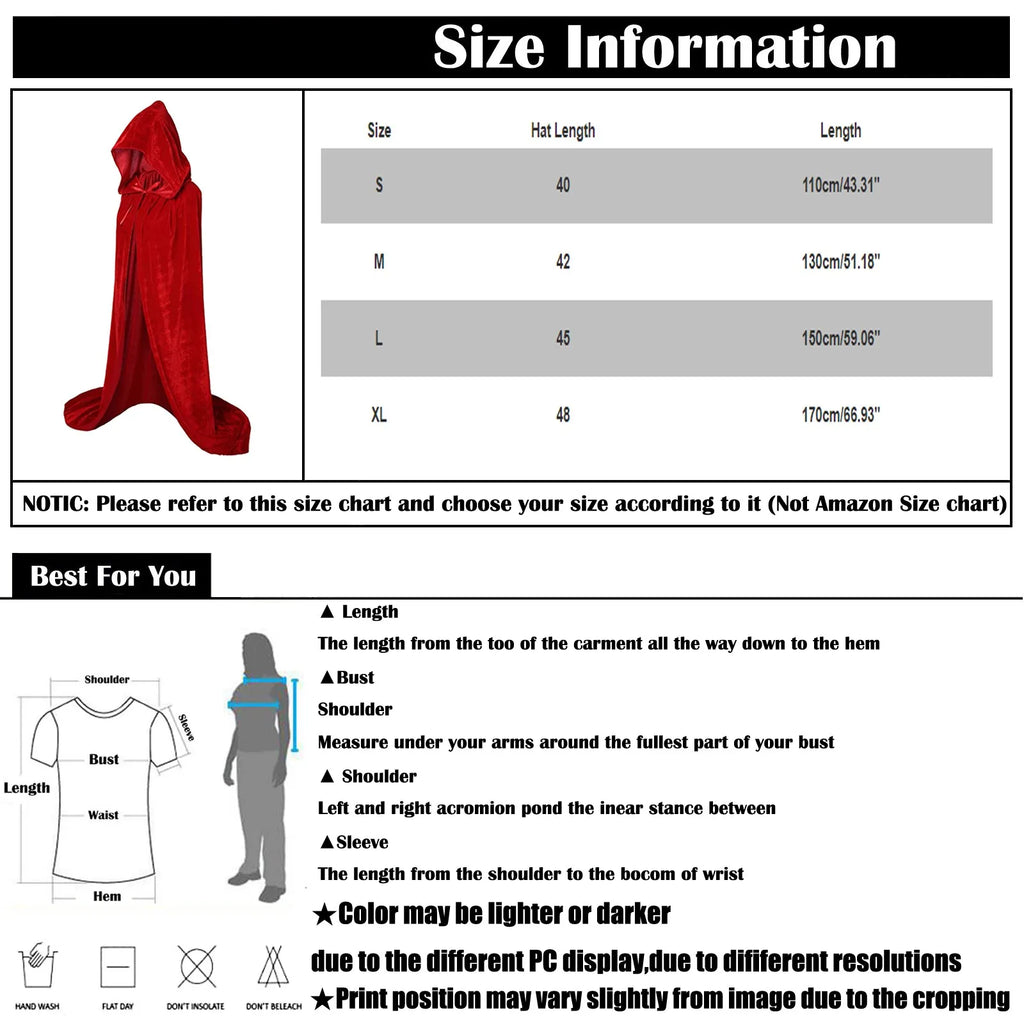 Halloween Cloaks Gothic Hooded Cloak Adult Elf Witch Long Purim Carnival Capes Robe Larp Women Men Vampires Grim Reaper Party