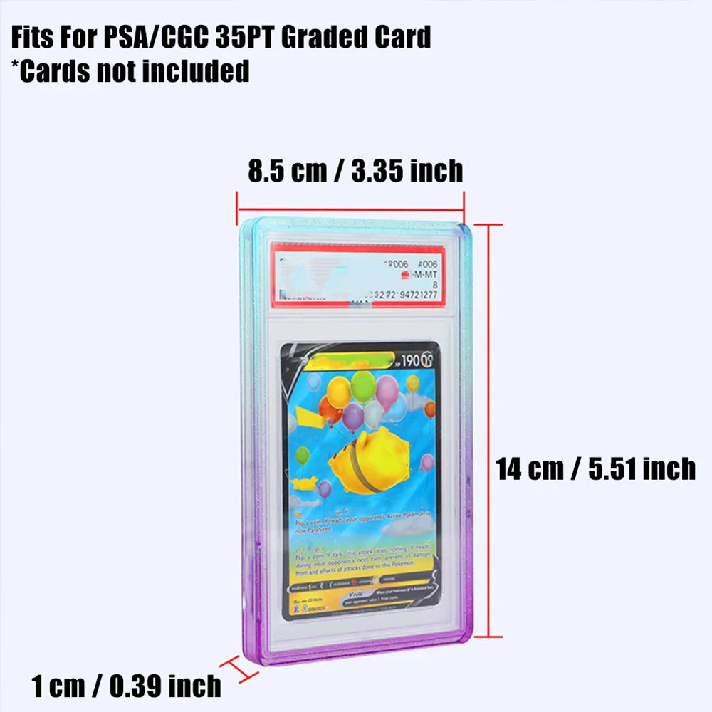 Stackable Graded Card Slab Case – Fits PSA & CGC 35pt