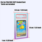 Stackable Graded Card Slab Case – Fits PSA & CGC 35pt
