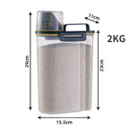 Pet Food Storage Container with Scoop – 1.5–2kg Sealed Jar – photo 12