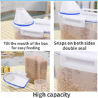 Pet Food Storage Container with Scoop – 1.5–2kg Sealed Jar – photo 2