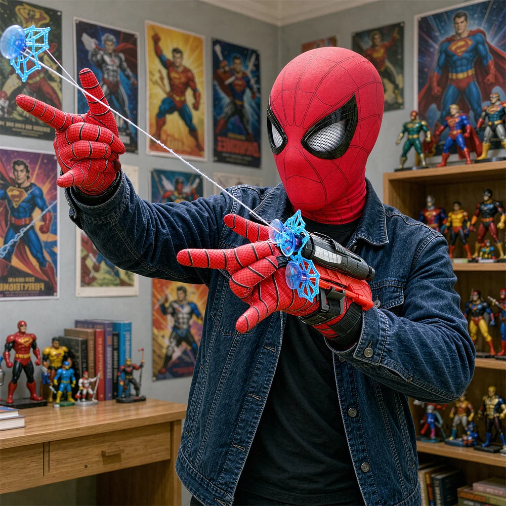 Miles Morales Spider-Man Cosplay Mask & Glove Set – photo 4