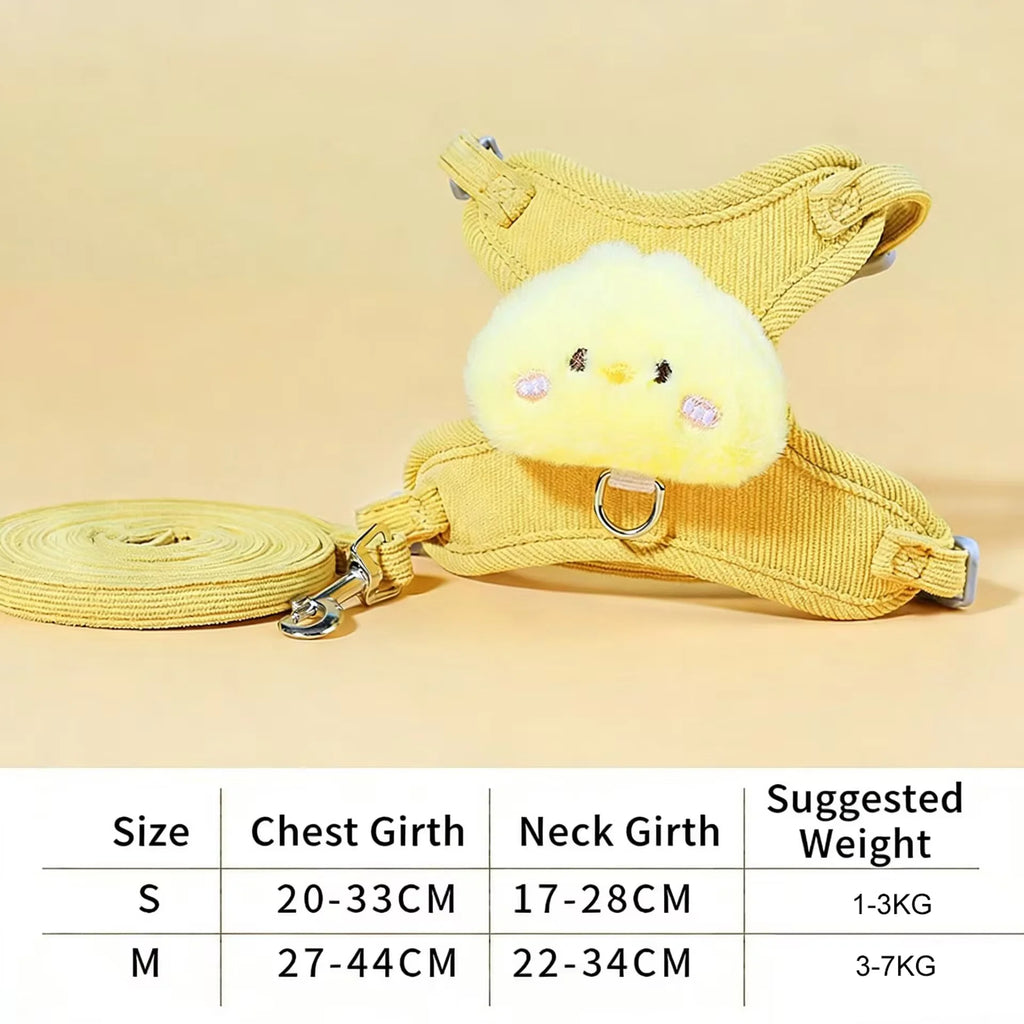 Adjustable Cat & Dog Harness with Leash Set – photo 11