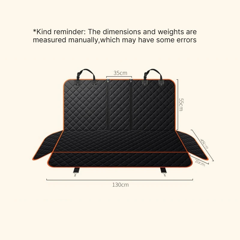 Waterproof Rear Car Seat Mat for Pets – Anti-Slip Cover – photo 5