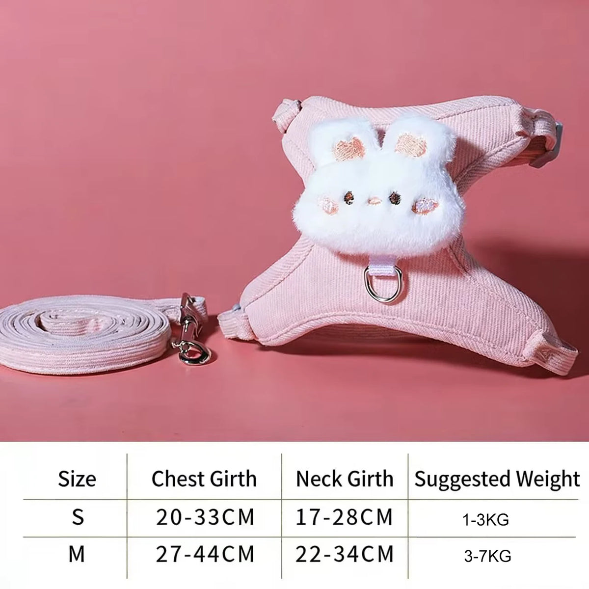Adjustable Cat & Dog Harness with Leash Set (Style 2) – photo 11