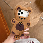 3D Cartoon Bear Silicone iPhone Case – Shockproof Cover – photo 5