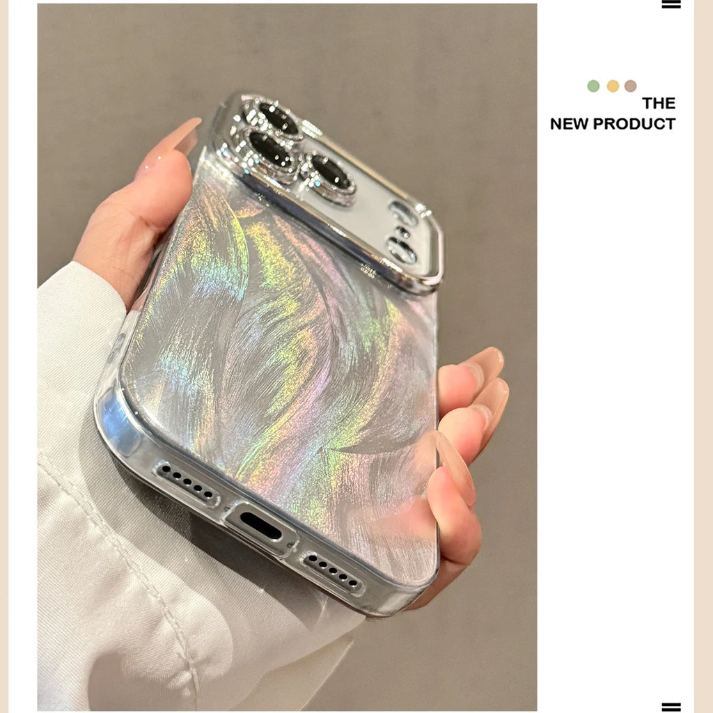 Glitter Laser iPhone Case – Shockproof Bumper Cover – photo 7