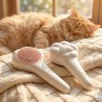 Cat Paw Grooming Brush – Massage & Hair Removal Tool – photo 2