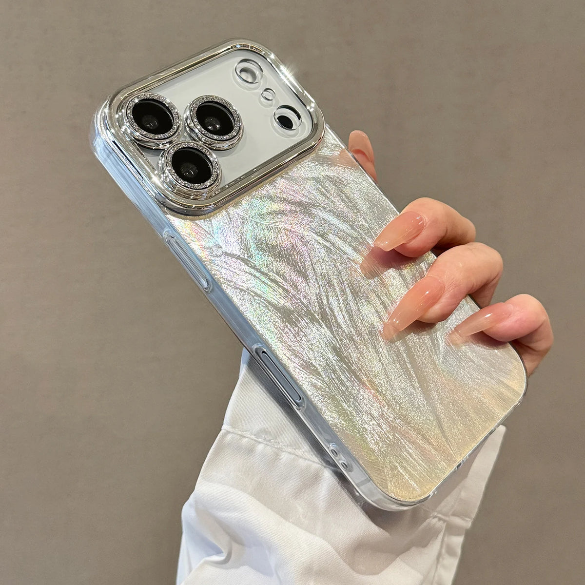 Glitter Laser iPhone Case – Shockproof Bumper Cover – photo 2