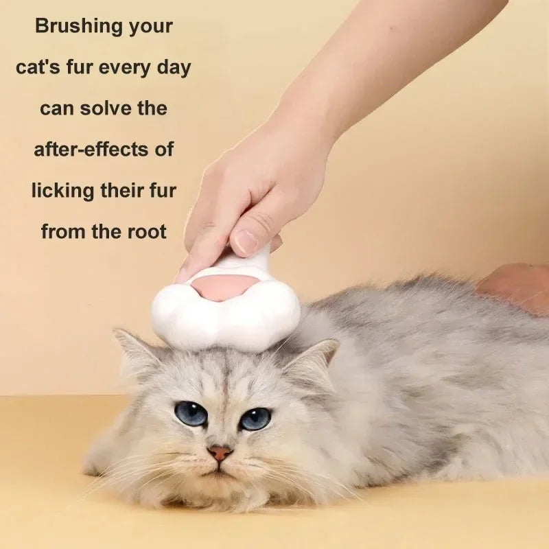 Cat Paw Grooming Brush – Massage & Hair Removal Tool – photo 3
