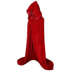 Halloween Cloaks Gothic Hooded Cloak Adult Elf Witch Long Purim Carnival Capes Robe Larp Women Men Vampires Grim Reaper Party