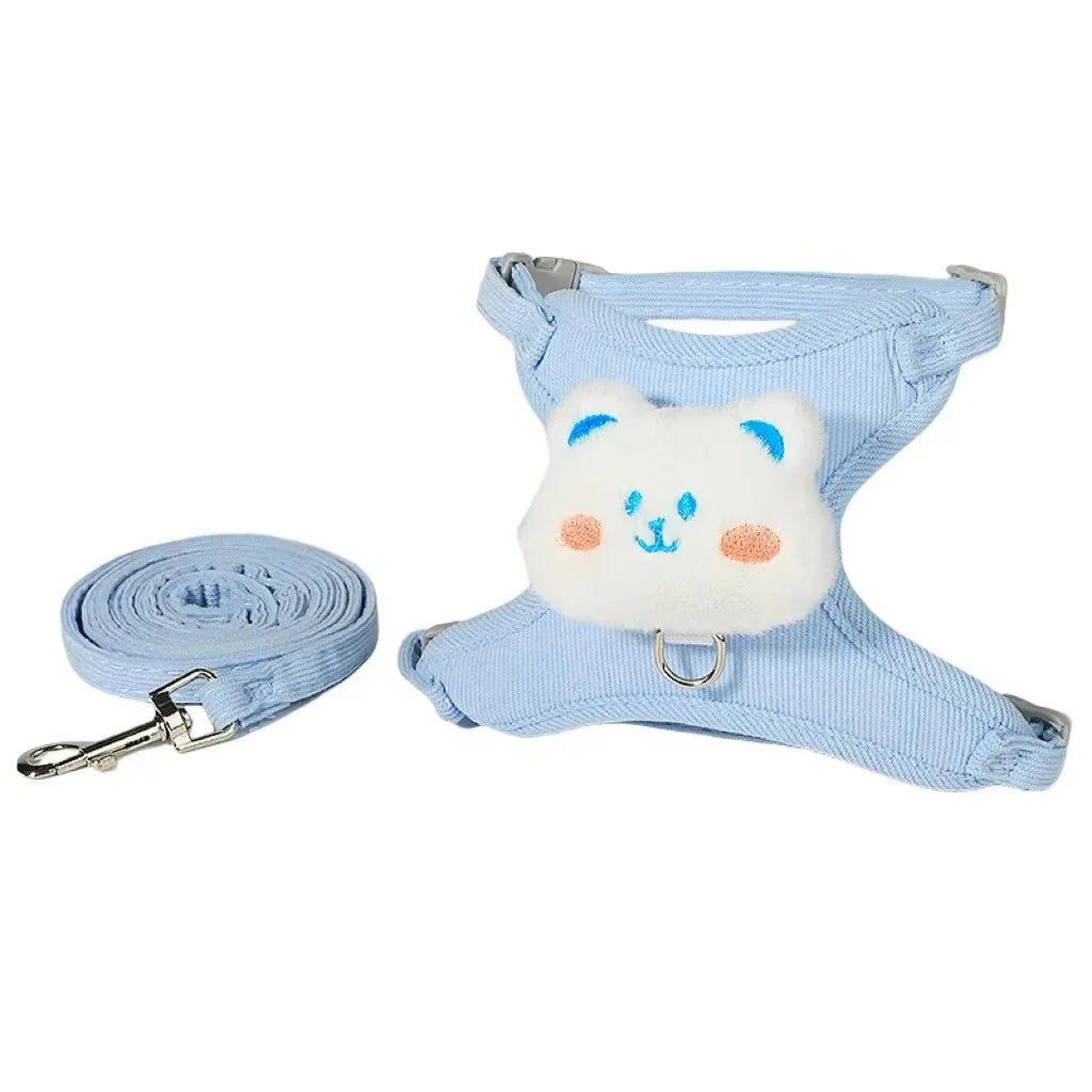 Adjustable Cat & Dog Harness with Leash Set – photo 9